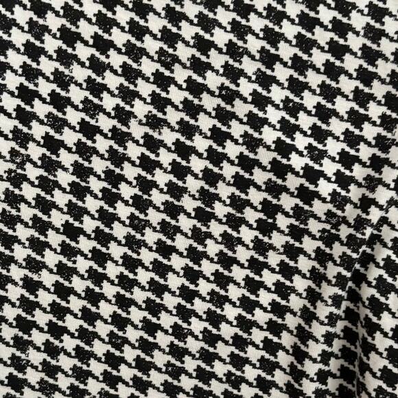 NEW Bryn Walker Size XXS Houndstooth Printed Leggings Black White USA Made - Picture 2 of 7